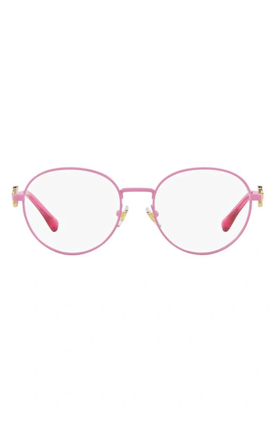 Shop Versace 48mm Phantos Optical Glasses In Matte Pink