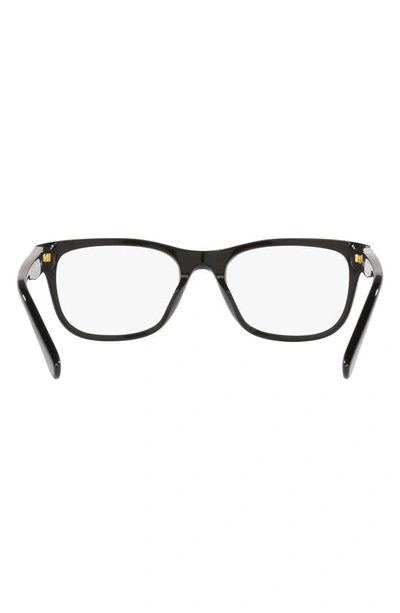 Shop Versace Kids' 47mm Square Optical Glasses In Black