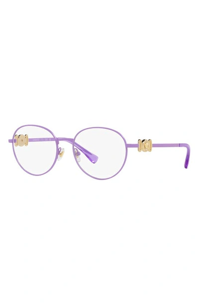 Shop Versace 48mm Phantos Optical Glasses In Violet