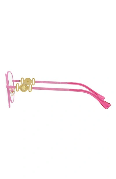Shop Versace 48mm Phantos Optical Glasses In Matte Pink