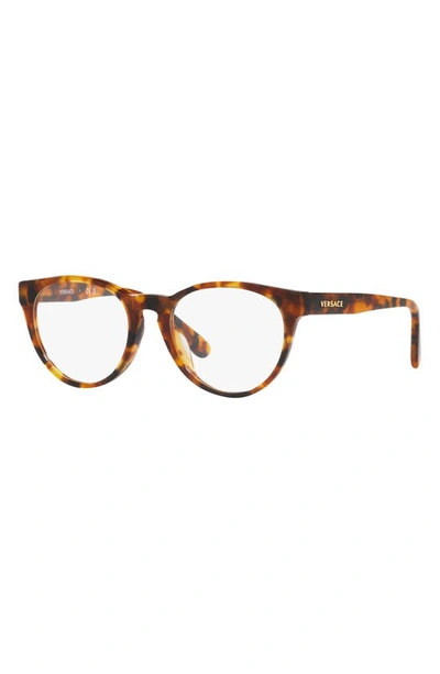 Shop Versace 48mm Phantos Optical Glasses In Havana