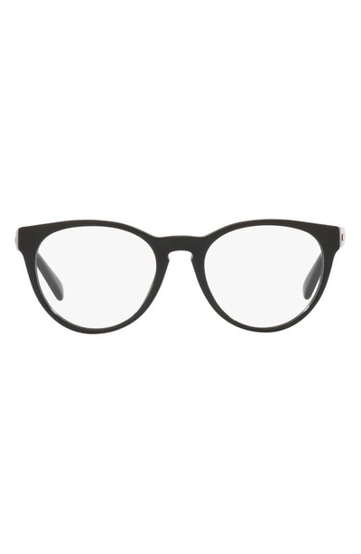 Shop Versace 48mm Phantos Optical Glasses In Black