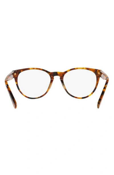 Shop Versace 48mm Phantos Optical Glasses In Havana