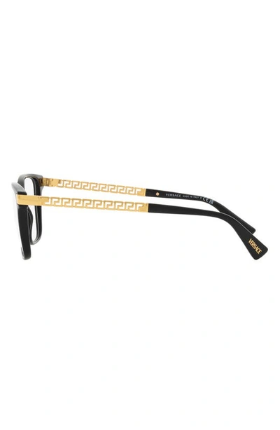 Versace 55mm Pillow Optical Glasses In Black