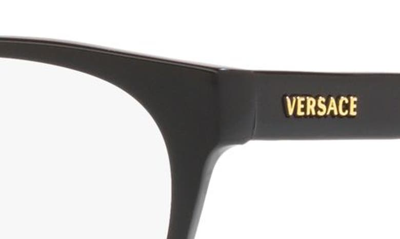Shop Versace 48mm Phantos Optical Glasses In Black