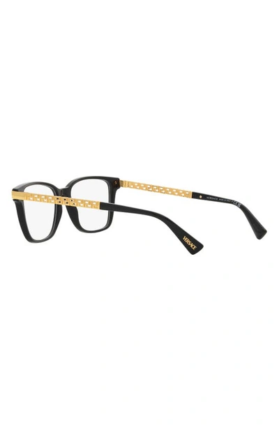 Shop Versace 55mm Pillow Optical Glasses In Black