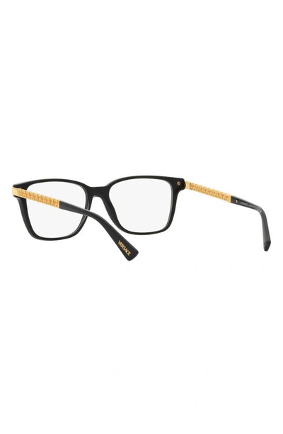 Versace 55mm Pillow Optical Glasses In Black