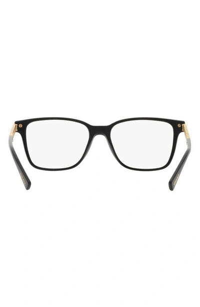 Versace 55mm Pillow Optical Glasses In Black