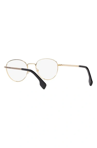 Shop Versace 51mm Phantos Optical Glasses In Matte Gold