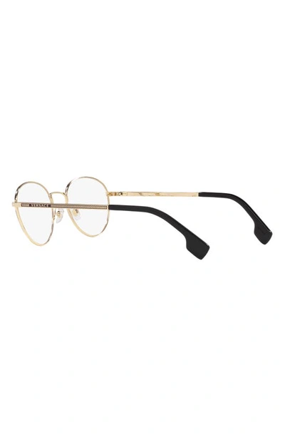 Shop Versace 51mm Phantos Optical Glasses In Matte Gold