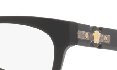 Versace 53mm Cat Eye Optical Glasses In Black