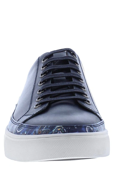 Robert Graham Barrone Low Top Sneaker In Navy