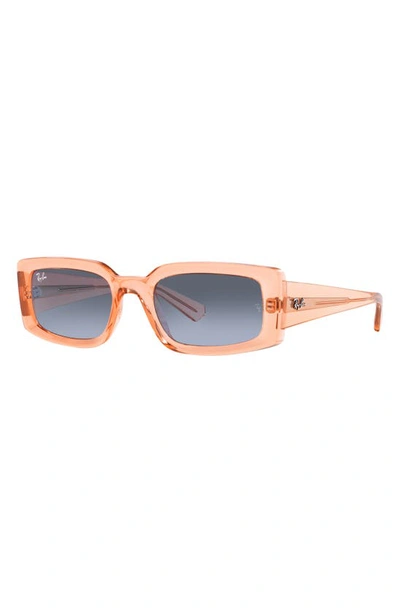 Shop Ray Ban Kiliane 54mm Gradient Pillow Sunglasses In Orange