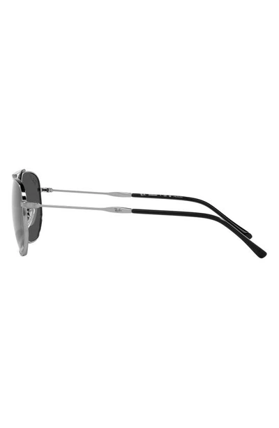Ray Ban 57mm Polarized Irregular Sunglasses In Gunmetal