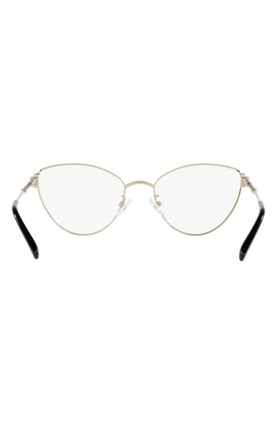 Shop Tory Burch 53mm Cat Eye Optical Glasses In Gold
