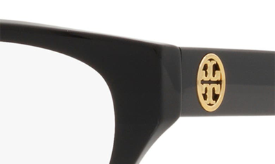 Shop Tory Burch 53mm Cat Eye Optical Glasses In Black