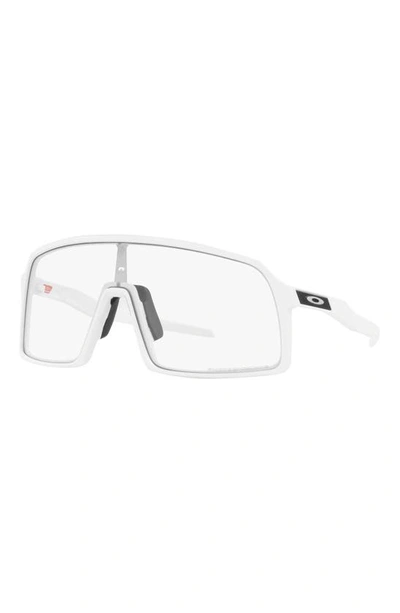 Shop Oakley Sutro Photochromic Shield Sunglasses In White