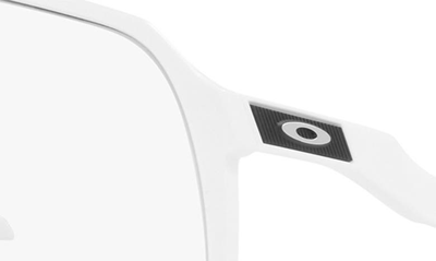 Shop Oakley Sutro Photochromic Shield Sunglasses In White