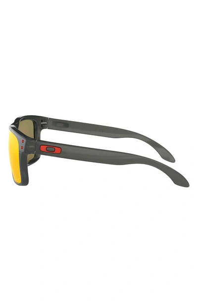 Oakley Holbrook 56mm Prizm™ Rectangular Sunglasses In Grey Smoke