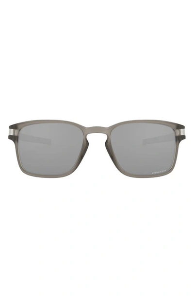 Oakley Latch 55mm Prizm™ Rectangular Sunglasses In Grey