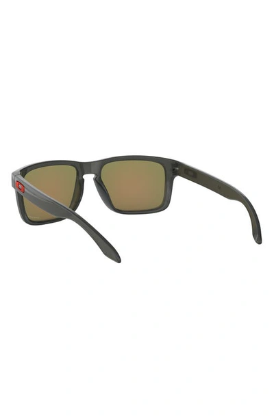Oakley Holbrook 56mm Prizm™ Rectangular Sunglasses In Grey Smoke