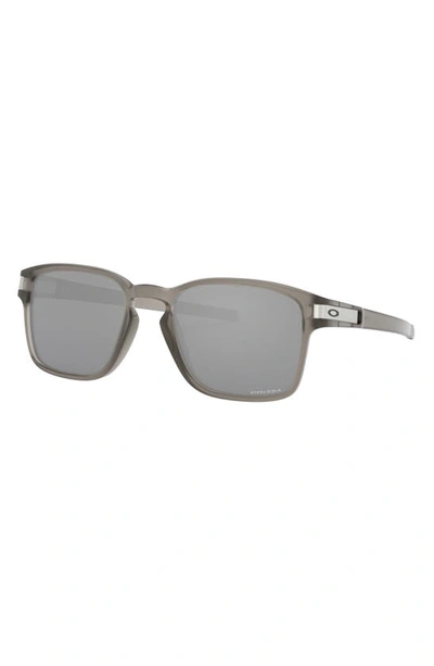 Oakley Latch 55mm Prizm™ Rectangular Sunglasses In Grey