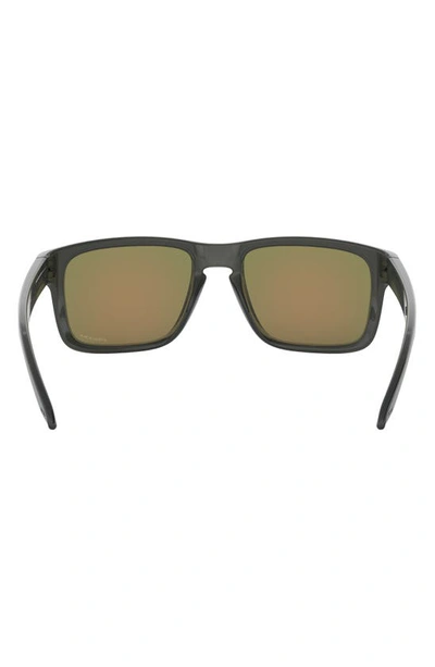 Oakley Holbrook 56mm Prizm™ Rectangular Sunglasses In Grey Smoke
