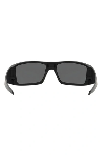 Shop Oakley Heliostat 61mm Prizm™ Polarized Rectangular Sunglasses In Matte Black