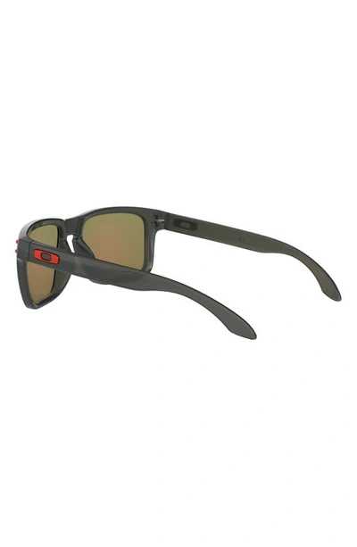 Oakley Holbrook 56mm Prizm™ Rectangular Sunglasses In Grey Smoke