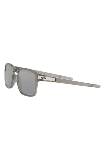 Oakley Latch 55mm Prizm™ Rectangular Sunglasses In Grey