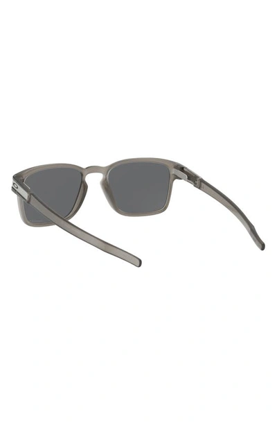 Oakley Latch 55mm Prizm™ Rectangular Sunglasses In Grey