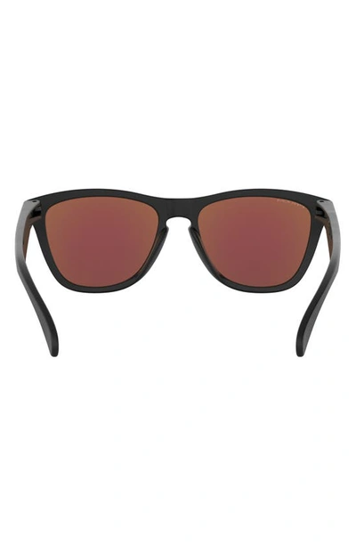 Shop Oakley Frogskins 54mm Rectangular Sunglasses In Matte Black