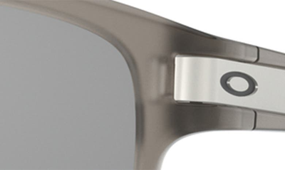 Oakley Latch 55mm Prizm™ Rectangular Sunglasses In Grey
