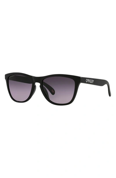 Oakley Frogskins 54mm Gradient Rectangular Sunglasses In Matte Black