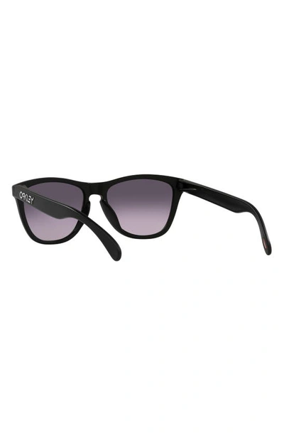 Oakley Frogskins 54mm Gradient Rectangular Sunglasses In Matte Black