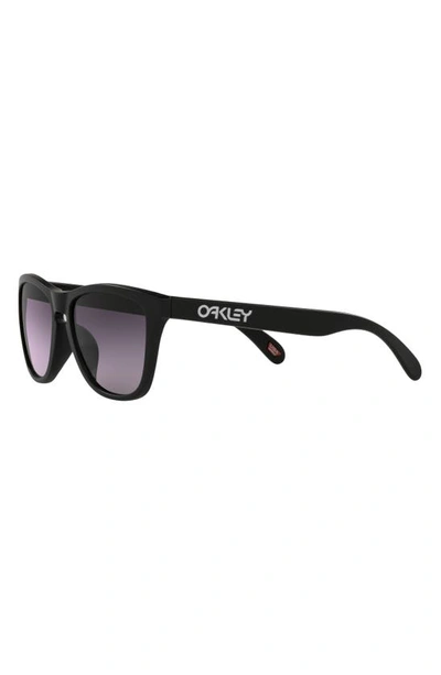 Oakley Frogskins 54mm Gradient Rectangular Sunglasses In Matte Black
