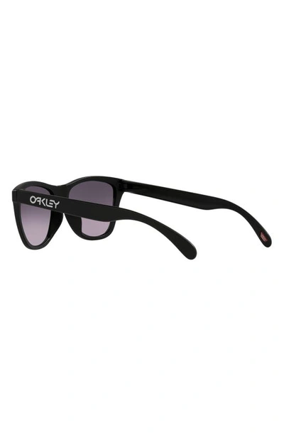 Oakley Frogskins 54mm Gradient Rectangular Sunglasses In Matte Black