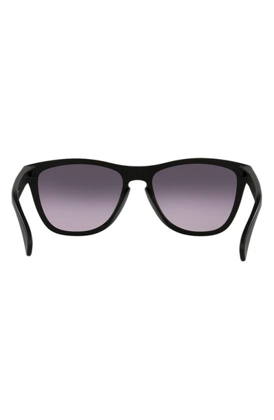 Oakley Frogskins 54mm Gradient Rectangular Sunglasses In Matte Black