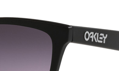 Oakley Frogskins 54mm Gradient Rectangular Sunglasses In Matte Black