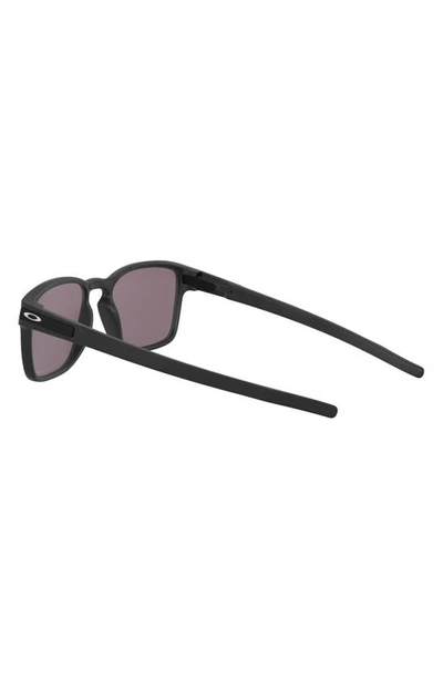 Oakley Latch 55mm Prizm™ Rectangular Sunglasses In Black