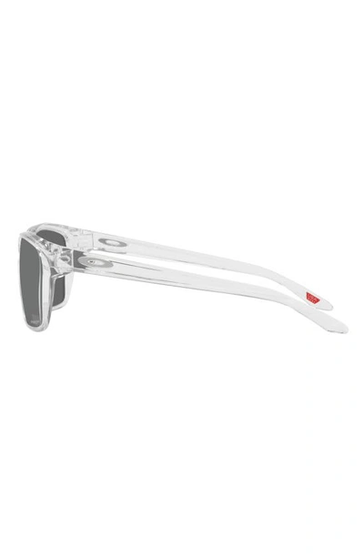 Shop Oakley Sylas 57mm Prizm™ Rectangular Sunglasses In Clear