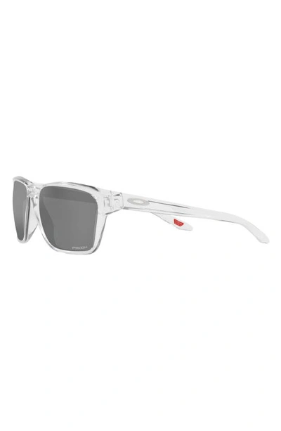 Shop Oakley Sylas 57mm Prizm™ Rectangular Sunglasses In Clear