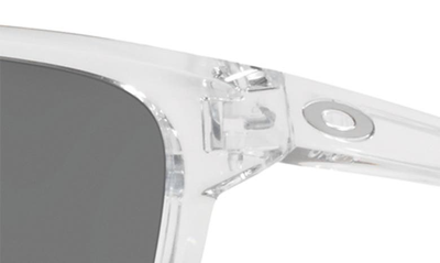 Shop Oakley Sylas 57mm Prizm™ Rectangular Sunglasses In Clear