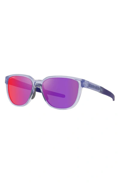 Oakley Actuator 57mm Low Bridge Fit Prizm™ Rectangular Sunglasses In Trans Lilac