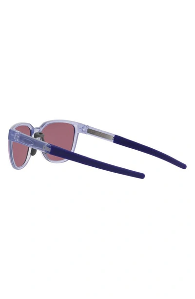 Oakley Actuator 57mm Low Bridge Fit Prizm™ Rectangular Sunglasses In Trans Lilac