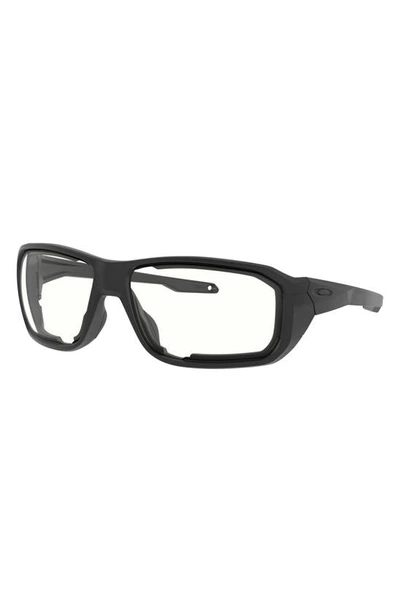 Oakley Ballistic 65mm Rectangular Sunglasses In Black