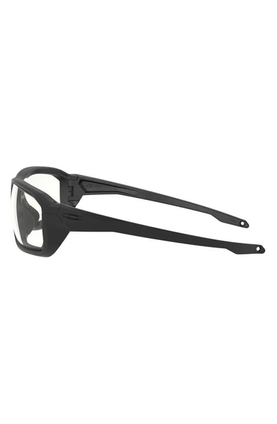 Oakley Ballistic 65mm Rectangular Sunglasses In Black