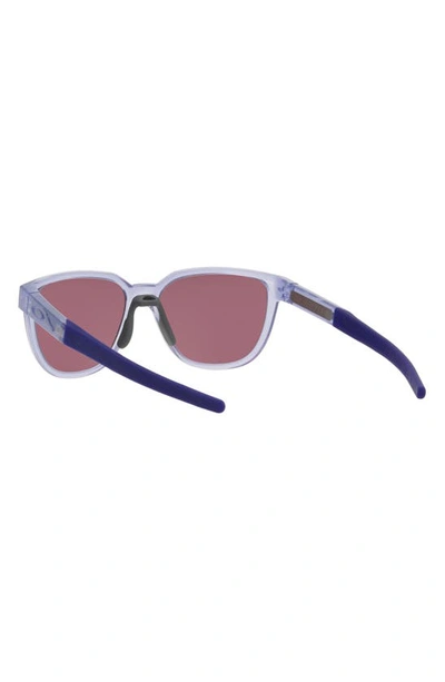 Oakley Actuator 57mm Low Bridge Fit Prizm™ Rectangular Sunglasses In Trans Lilac