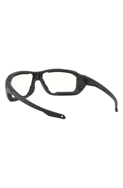 Oakley Ballistic 65mm Rectangular Sunglasses In Black
