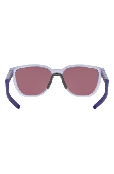 Oakley Actuator 57mm Low Bridge Fit Prizm™ Rectangular Sunglasses In Trans Lilac